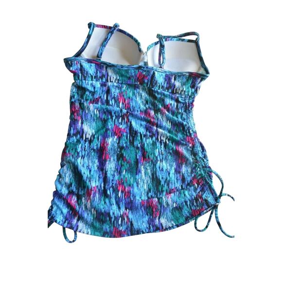 LOVE YOUR ASSETS BY SARA BLAKELY SPANX, Size Small, Tankini Top, Push Up, NWT - Picture 4 of 6